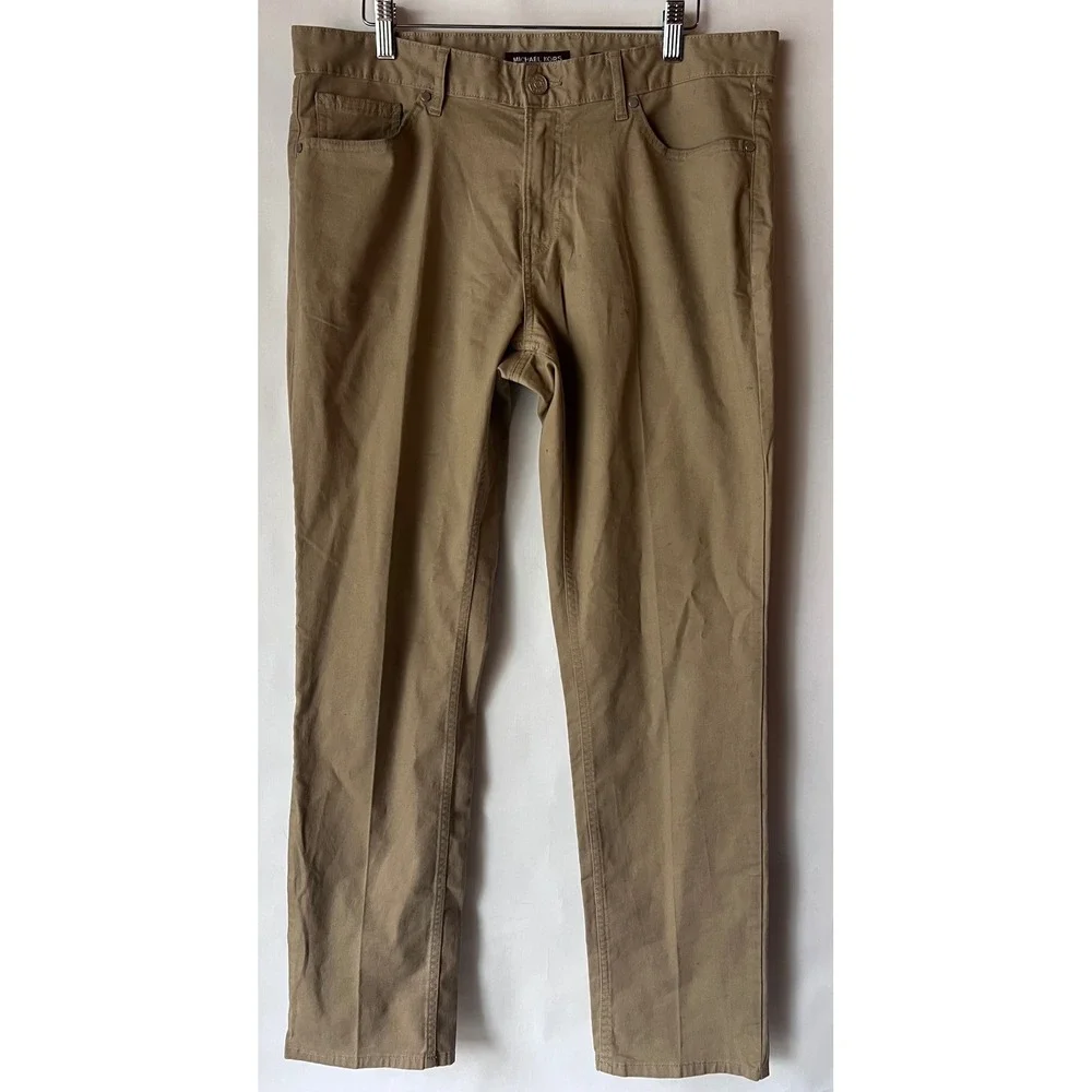 Michael Kors Men Casual‎ Pants Tan Khaki  size 34
